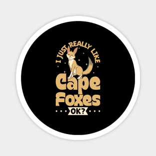 I just really love Cape Foxes - Cape Fox Magnet